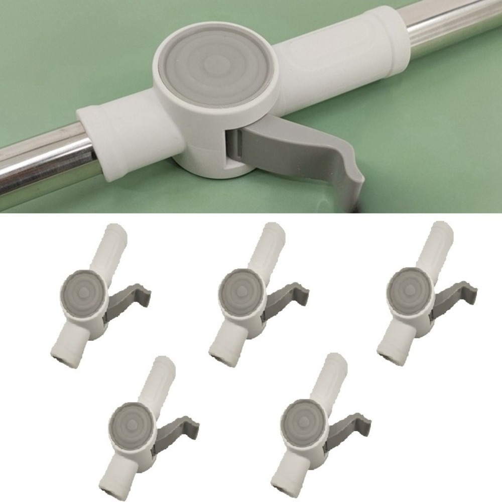 Fishing Rod Telescopic - 5 Stück universelle Moppstangen-Verriegelungsschnallen, Ersatz-Klapphebelverschluss für