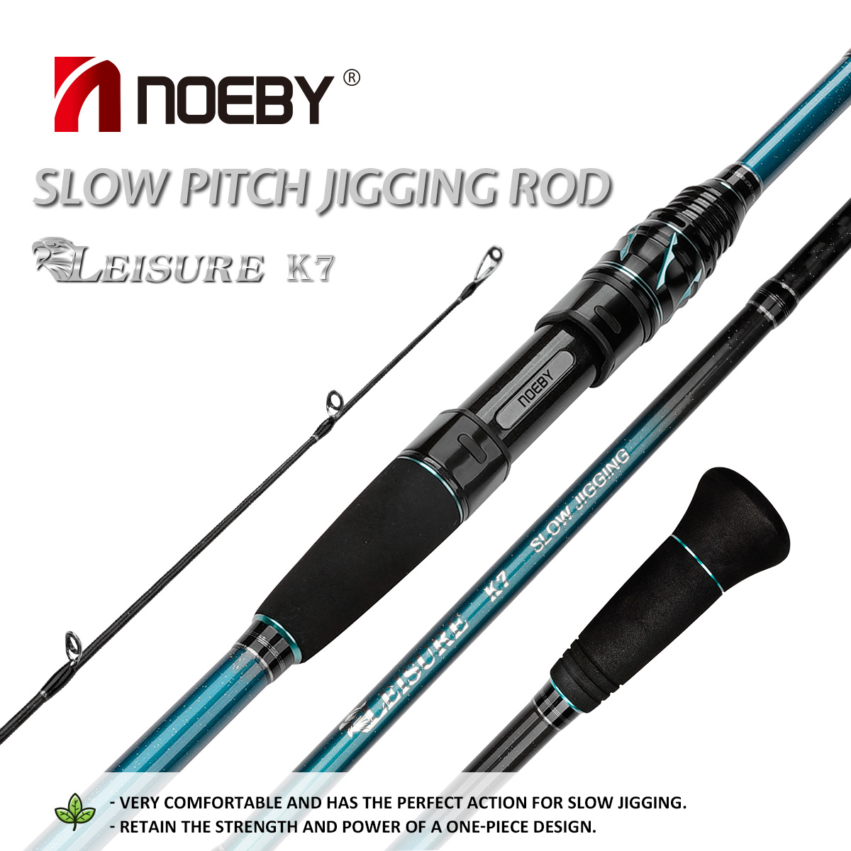 Fishing Rod Surf - NOEBY K7 Slow-Pitch-Jigging-Rute 1,83-1,96m 30-350g Salzwasser